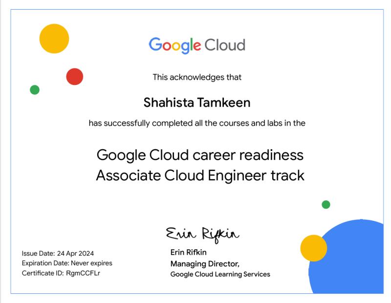 GCP Certificate