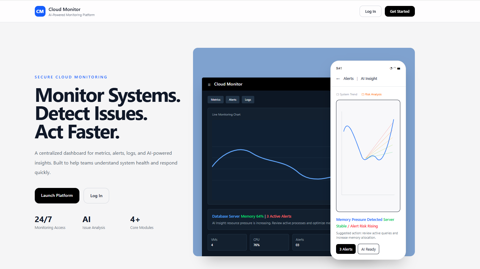 AI Cloud Monitoring Project